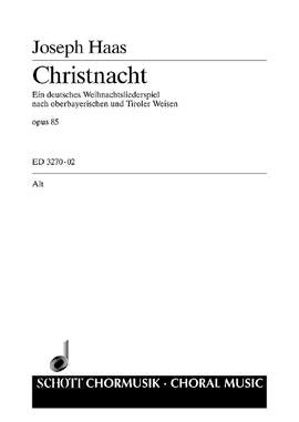 Haas, Joseph: Christnacht op. 85
