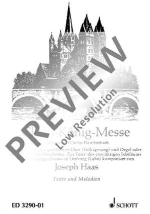 Haas, Joseph: Christ-König-Messe op. 88