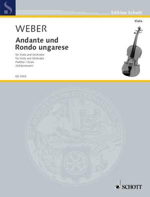 Weber, Carl Maria von: Andante and Rondo ungarese