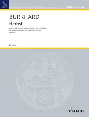 Burkhard, Willy: Herbst op. 36