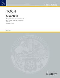 Toch, Ernst: Quartet op. 34