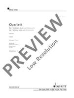 Toch, Ernst: Quartet op. 34 Product Image