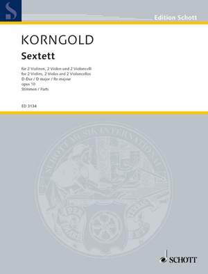 Korngold, Erich Wolfgang: Sextet op. 10