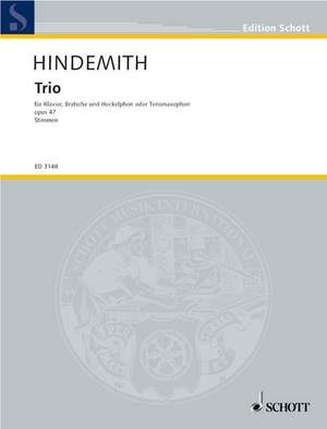 Hindemith, Paul: Trio op. 47