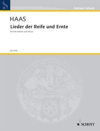 Haas, Joseph: Lieder der Reife und Ernte op. 92