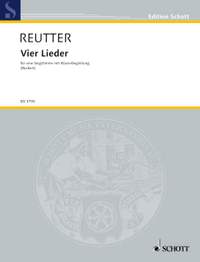 Reutter, Hermann: Vier Lieder op. 54