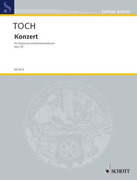 Toch, Ernst: Concerto op. 35