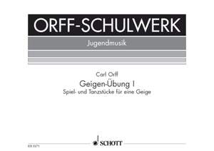 Orff, Carl: Geigen-Übung Heft 1