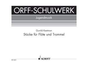 Keetman, Gunild: Pieces for Recorder and Drum Heft 1