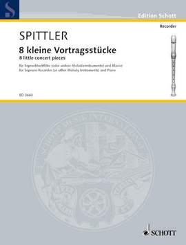 Spittler, Helmut: 8 small Concert Pieces