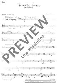 Schubert, Franz: Deutsche Messe D 872