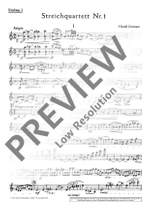 Genzmer, H: String quartet No. 1 Product Image