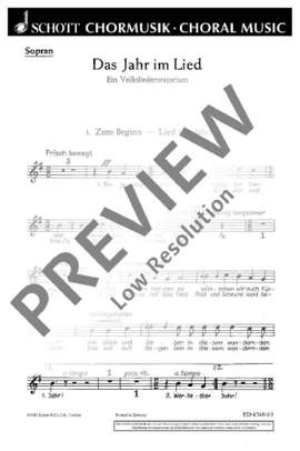 Haas, Joseph: Das Jahr im Lied op. 103