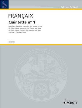 Françaix, Jean: Quintet No. 1