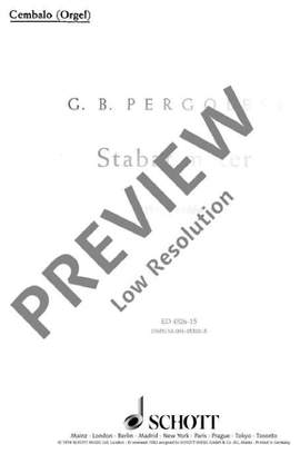 Pergolesi, Giovanni Battista: Stabat mater