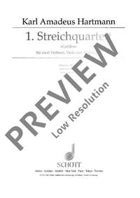 Hartmann, K A: 1. Streichquartett