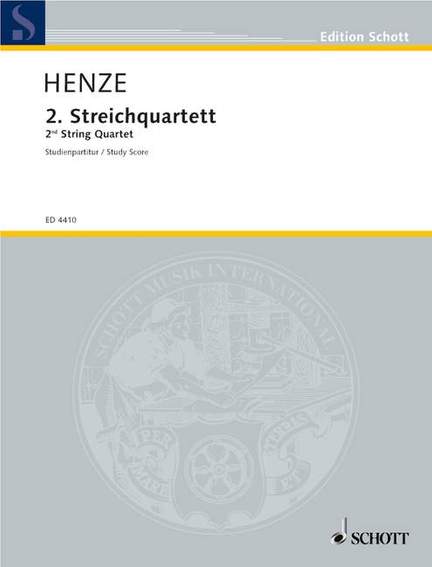 Henze, Hans Werner: 2. String Quartet