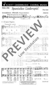 Zoll, P: Spanisches Liederspiel