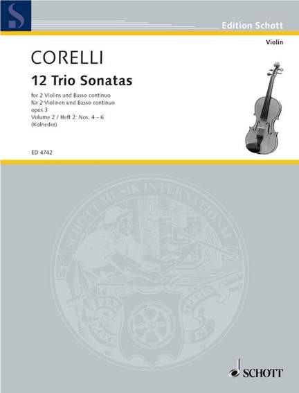 Corelli, Arcangelo: Twelve Triosonatas op. 3