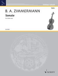 Zimmermann, Bernd Alois: Sonata