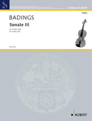 Badings, Henk: Sonata III