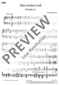 Hindemith, Paul: Altes irisches Lied