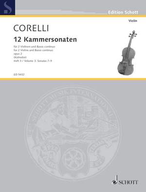 Corelli, Arcangelo: Twelve Chamber Sonatas op. 2
