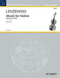 Lenzewski, Gustav: Music for violin solo