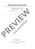 Schroeder, Hermann: Quartet op. 38 Product Image