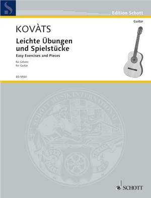 Kováts, Barna: Leichte Übungen und Spielstücke
