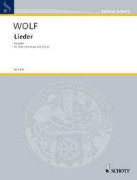 Wolf, Hugo Philipp Jakob: Songs