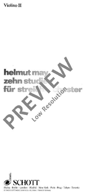 May, Helmut W.: 10 Studies