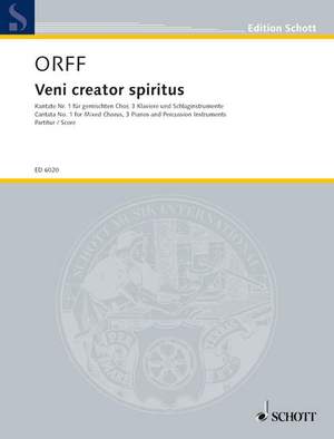 Orff, Carl: Veni creator spiritus