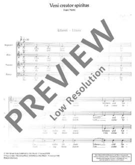 Orff, Carl: Veni creator spiritus