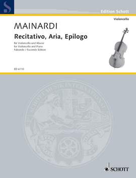 Mainardi, Enrico: Recitativo, Aria, Epilogo