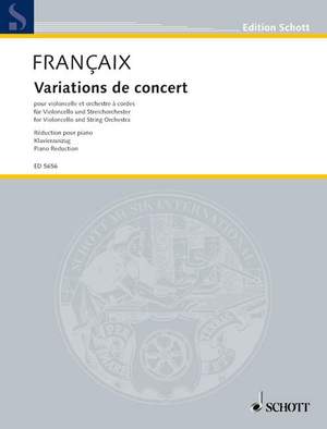 Françaix, Jean: Variations de concert