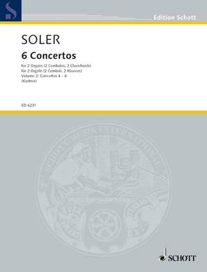 Soler, Antonio: VI Conciertos de dos Organos obligados