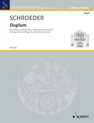 Schroeder, Hermann: Duplum