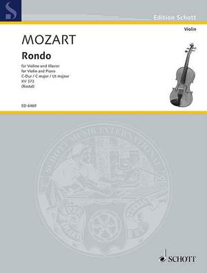 Mozart, Wolfgang Amadeus: Rondo in C Major KV 373