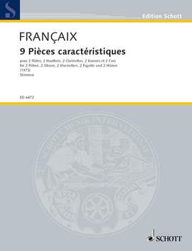 Françaix, Jean: 9 Characteristic Pieces