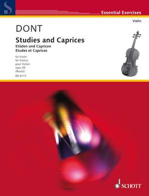 Dont, Jacob: Studies and Caprices op. 35