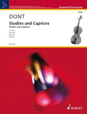 Dont, Jacob: Studies and Caprices op. 35