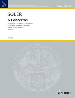 Soler, Antonio: VI Conciertos de dos Organos obligados