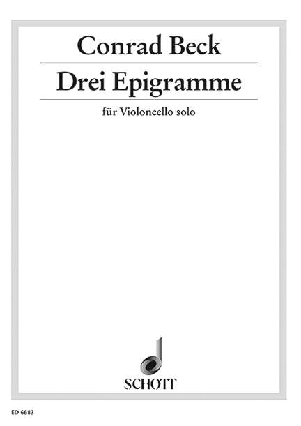 Beck, Conrad: Three Epigramme