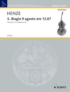Henze, Hans Werner: S. Biagio 9 agosto ore 12.07