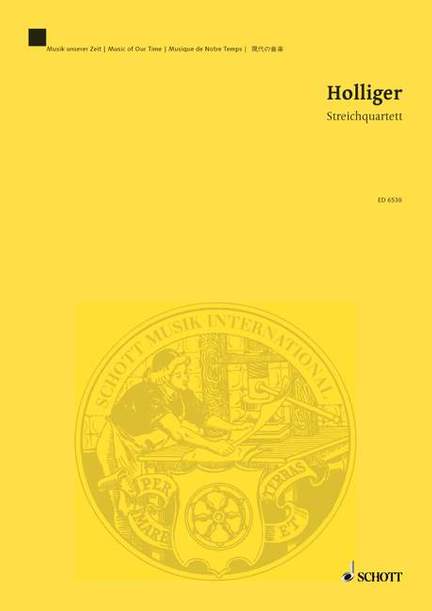 Holliger, Heinz: String Quartet
