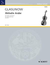 Glazunov, Alexander: Mélodie Arabe Nr. 8