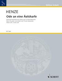 Henze, Hans Werner: Ode an eine Äolsharfe