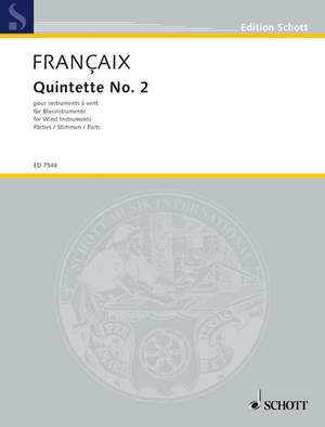 Françaix, Jean: Quintet No. 2