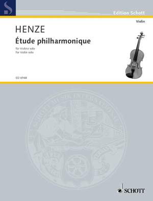 Henze, Hans Werner: Étude philharmonique